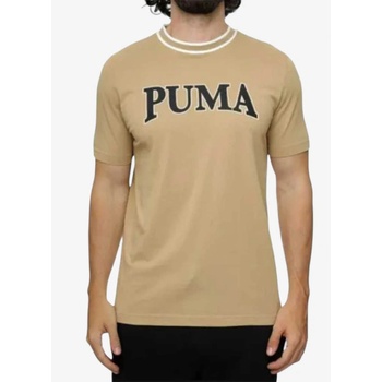 PUMA Squad Big Graphic Tee Beige