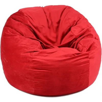 Pufrelax Пуф, Барбарон 800л. , King Size XL - Red Diamond, Перящ се калъф, Трансформира се в легло, Пълнеж с микс от мемори пяна и дунапрен, Гама Plush honey