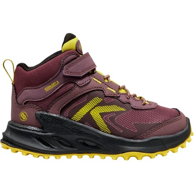 KEEN Детски туристически обувки Keen Kid's Zionic Mid WP Walking boots - Huckleberry / Mango Mint - размер 31 (EU) (702-5837-0116)