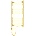 Mexen Mars 900x500 mm 300W gold (W110-0900-500-2300-50)