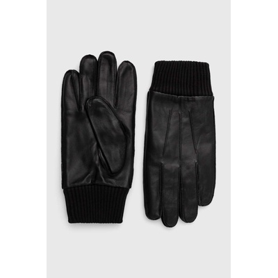 Samsoe Samsoe Кожени ръкавици Samsoe Samsoe в черно (M17335200)
