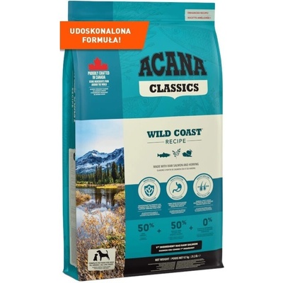 ACANA ACANA Classics Wild Coast Суха храна за кучета, с риба, 9.7 kg