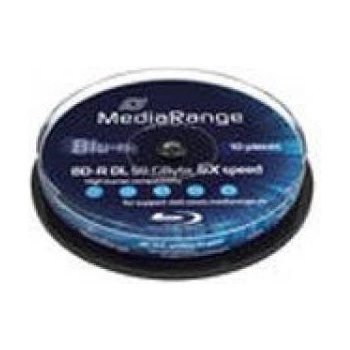 MediaRange BD-R Dual Layer 50GB 6x - 10 броя (шпиндел)