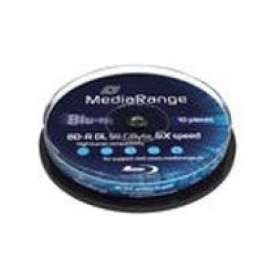 MediaRange BD-R Dual Layer 50GB 6x - 10 броя (шпиндел)