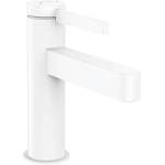Hansgrohe Finoris - Смесител за умивалник, чучур Push-Open, EcoSmart, бял мат 76023700 (76023700)