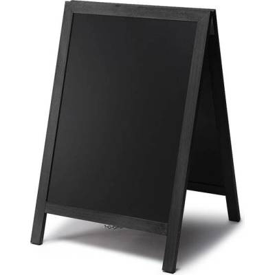 Jansen Display Reklamní áčko s křídovou tabulí 55x85, černá, 550 x 815 mm