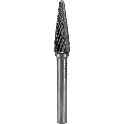 RUKO 116233 frézovací kolík tvrdokov kužel 6 mm Pracovní délka 18 mm