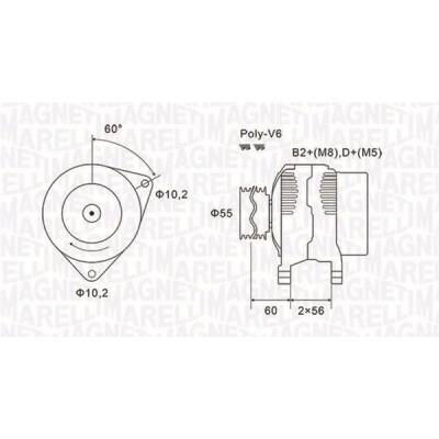 generátor MAGNETI MARELLI 063731577010