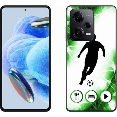 Pouzdro mmCase Gelové Xiaomi Redmi Note 12 Pro+ 5G - fotbalista