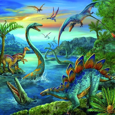 Ravensburger Fascinácia dinosaury 3x49 dielov