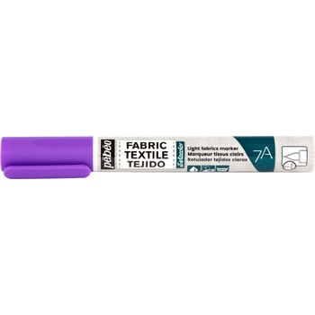 Pébéo 7A Markers Light Fabric fix pre textil 1 mm 74 fluorescent violet