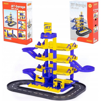 Wader Parkování JET 4-úrovňová dráha Garáž Silnice Mytí