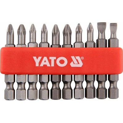 Sada bitov YATO 1/4" 50 mm 10 ks