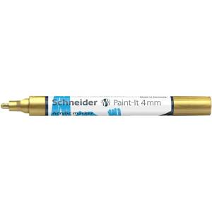 Schneider Декоративен маркер, акрилен, 4 мм, SCHNEIDER "Paint-It 320", златен 120253 (120253)