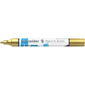 Schneider Декоративен маркер, акрилен, 4 мм, SCHNEIDER "Paint-It 320", златен 120253 (120253)