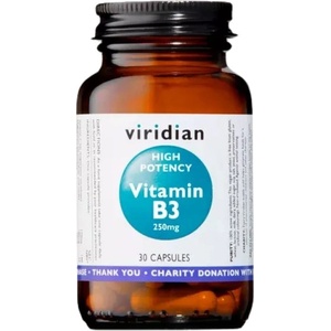 Viridian High Potency Vitamin B3 250 mg [30 капсули]