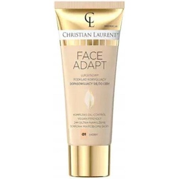 Christian Laurent Face Adapt hydratačný make-up s vyhladzujúcim účinkom 01 Ivory 30 ml