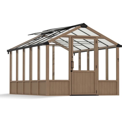 Palram Оранжерия от поликарбонат Natura Cedar 2, 37 x 3, 6 м Palram - Canopia (PAL707580)