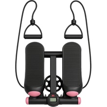 Fitness stepper s expandérmi ružová