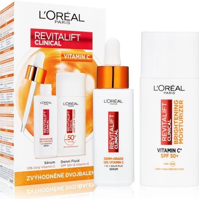 L’Oréal Paris Revitalift Vitamin C pleťové sérum s vitaminem C 30 ml + pleťový fluid s vitaminem C 50 ml