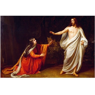 Pohľadnica Kristus sa zjavuje Márii Magdaléne