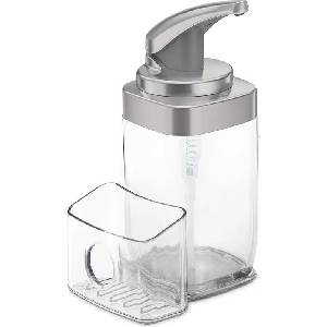 simplehuman Дозатор за сапун с контейнер за гъба Simplehuman 650 мл (KT1189)