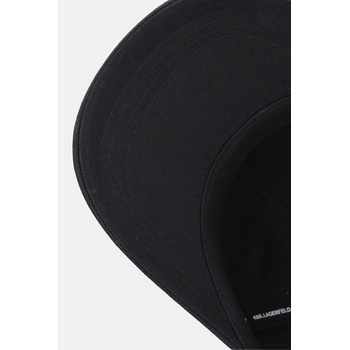 Karl Lagerfeld Памучна шапка с козирка Karl Lagerfeld IKON (B1W33019)