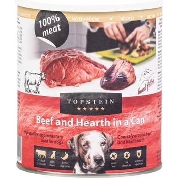 Topstein hovädzie a srdce v plechu 800 g