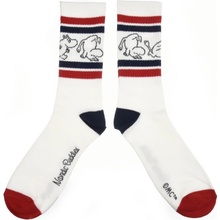 Moomin Tenis Socks ponožky white red blue NordicBuddies Finsko