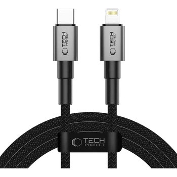Tech-Protect Ultraboost DNA USB-C / Lightning PD27W/3A кабел 200 см - сив