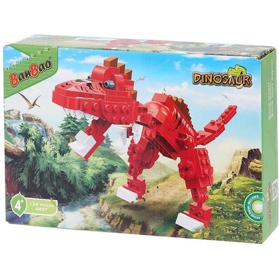 BanBao Конструктор червен динозавър, 155 части 6974387591953, 6953365368572 (6857)