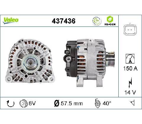 generátor VALEO 437436