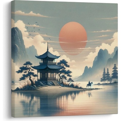 Obraz ticho japonské přírody - 50x50