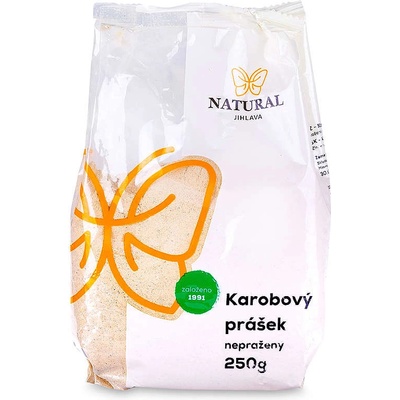 Natural JIhlava Karobový prášok nepražený 250 g