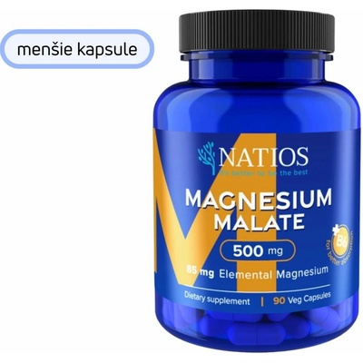 Natios Magnesium Malate 500 mg + B6 90 veg. kapsúl