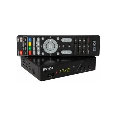 WIWA ТВ тунер Wiwa, H. 265 PRO, DVB-T/T2, черен