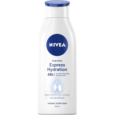 Nivea Expres Hydration lehké tělové mléko pro normální až suchou pokožku 400 ml