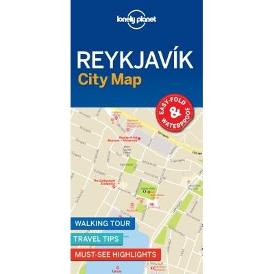 Lonely Planet Reykjavik City Map Lonely PlanetSheet map folded
