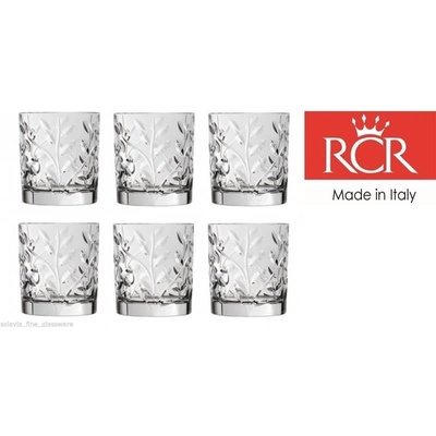 RCR Cristalleria Italiana RCR LAURUS POHÁR NA WHISKY 6 x 330 ml
