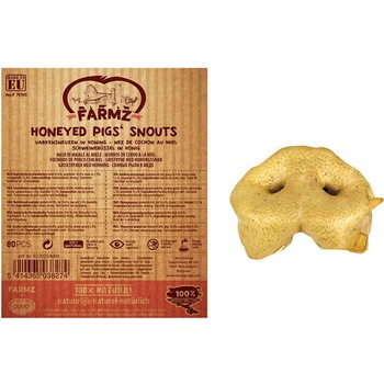 Duvoplus Farmz puffed pigs’ snouts bulk - Лакомство за кучета, свинска зурла
