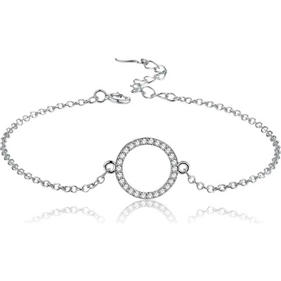 Elanis Jewel Stříbrný náramek Eternity s kubickými zirkony EJ00574