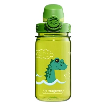 Nalgene Бебешка бутилка за вода Grip-n-Gulp Sustain 0, 35 L зелена nessie (078935)