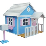 Ginger Home Голяма дървена детска къща с веранда Ginger Home - 194 x 229 x 210 сm (C181)