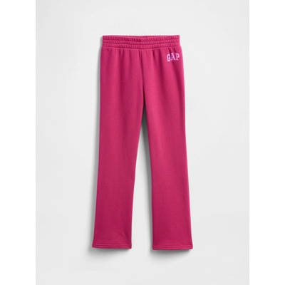 GAP Kids Sweatpants Bootcut Logo Girls fuchsiová