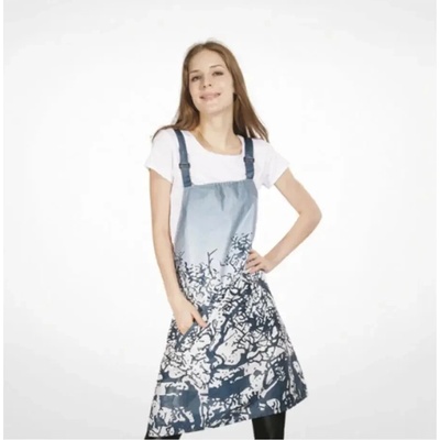 Bifull Apron Decorated Blue