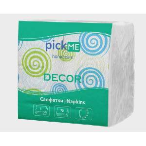  Pick Me салфетки 70бр двойно сгънати 33x33 принт (2/2354)