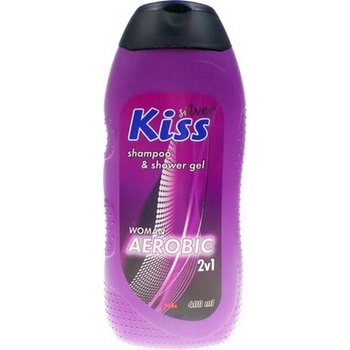 Kiss Silver Woman Aerobic sprchový gel 2v1 400 ml