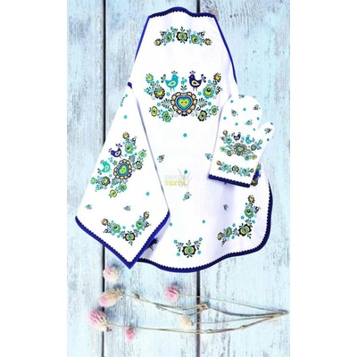 Intermedic zástera Kuchynská FOLKLÓR MODRÁ