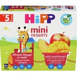 Hipp Био десерт Hipp - Праскови, манго, ябълка, 5м+, 4 х 100 g (5805) - ozone