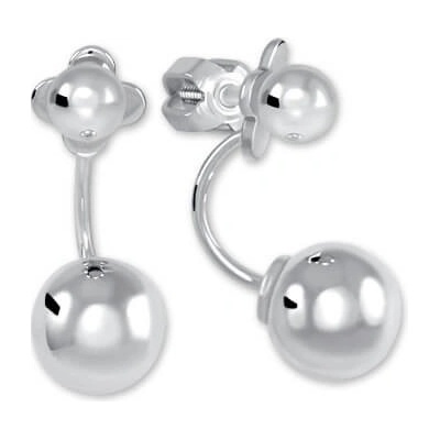 Soliter Stříbrné náušnice s kuličkou 2v1 431 001 02730 04
